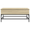 vidaXL Coffee Table Sonoma Oak 100x50x45 cm Engineered Wood and Metal