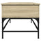 vidaXL Coffee Table Sonoma Oak 100x50x45 cm Engineered Wood and Metal