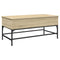 vidaXL Coffee Table Sonoma Oak 100x50x45 cm Engineered Wood and Metal