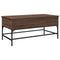 vidaXL Coffee Table Brown Oak 100x50x45 cm Engineered Wood and Metal