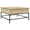 vidaXL Coffee Table Sonoma Oak 80x80x45 cm Engineered Wood and Metal