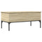 vidaXL Coffee Table Sonoma Oak 100x50x45 cm Engineered Wood and Metal