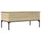 vidaXL Coffee Table Sonoma Oak 100x50x45 cm Engineered Wood and Metal