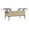 vidaXL Coffee Table Sonoma Oak 100x50x45 cm Engineered Wood and Metal