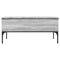 vidaXL Coffee Table Grey Sonoma 100x50x45 cm Engineered Wood and Metal