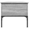 vidaXL Coffee Table Grey Sonoma 100x50x45 cm Engineered Wood and Metal