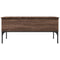 vidaXL Coffee Table Brown Oak 100x50x45 cm Engineered Wood and Metal