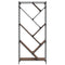 vidaXL Bookcase Brown Oak 79x30x180 cm Engineered Wood and Metal