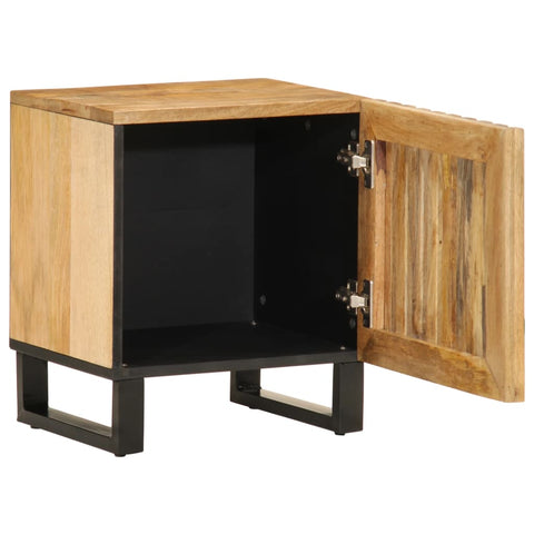 vidaXL Bedside Cabinets 2 pcs 40x34x46 cm Solid Wood Rough Mango