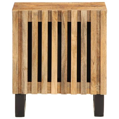 vidaXL Bedside Cabinets 2 pcs 40x34x46 cm Solid Wood Rough Mango