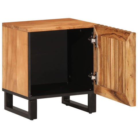 vidaXL Bedside Cabinet 40x34x46 cm Solid Wood Acacia