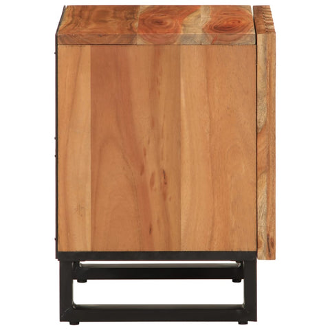 vidaXL Bedside Cabinet 40x34x46 cm Solid Wood Acacia