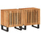 vidaXL Bedside Cabinets 2 pcs 40x34x46 cm Solid Wood Acacia