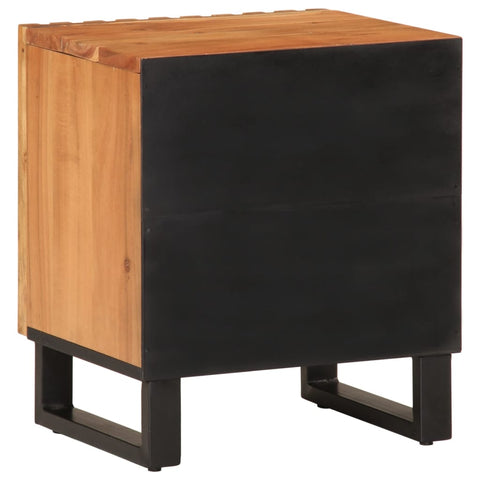 vidaXL Bedside Cabinets 2 pcs 40x34x46 cm Solid Wood Acacia