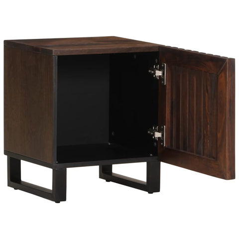 vidaXL Bedside Cabinet 40x34x46 cm Solid Wood Mango