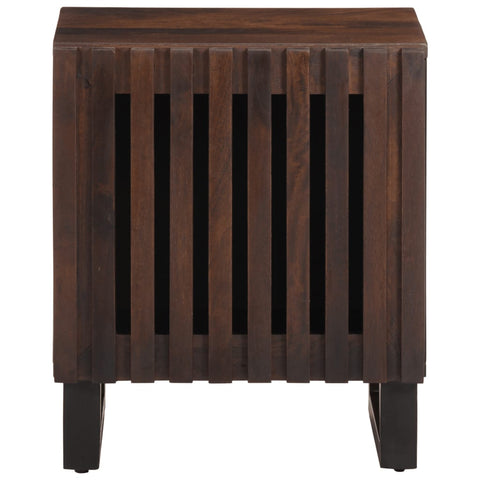 vidaXL Bedside Cabinet 40x34x46 cm Solid Wood Mango