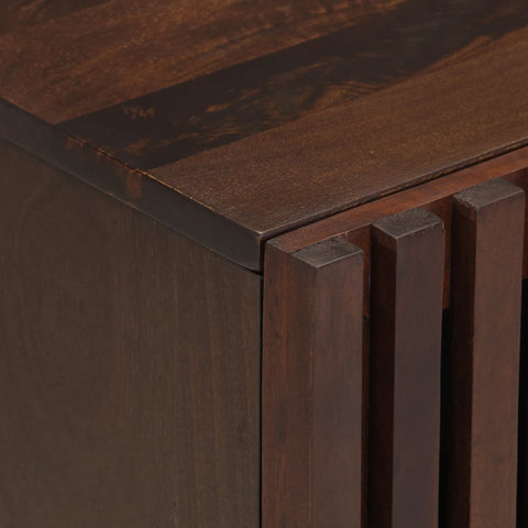 vidaXL Bedside Cabinet 40x34x46 cm Solid Wood Mango