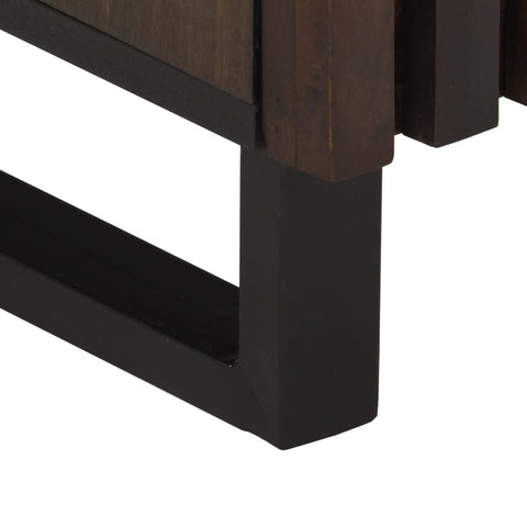 vidaXL Bedside Cabinet 40x34x46 cm Solid Wood Mango