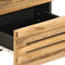 vidaXL Bedside Cabinet 40x34x46 cm Solid Wood Rough Mango