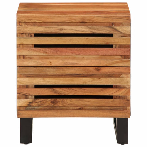 vidaXL Bedside Cabinet 40x34x46 cm Solid Wood Acacia