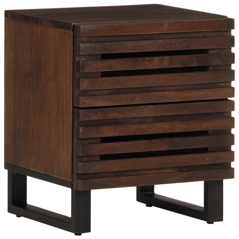 vidaXL Bedside Cabinet 40x33x46 cm Solid Wood Mango