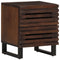 vidaXL Bedside Cabinet 40x33x46 cm Solid Wood Mango