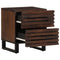 vidaXL Bedside Cabinet 40x33x46 cm Solid Wood Mango