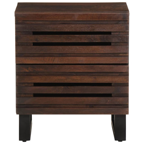 vidaXL Bedside Cabinet 40x33x46 cm Solid Wood Mango