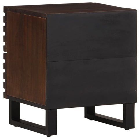 vidaXL Bedside Cabinet 40x33x46 cm Solid Wood Mango