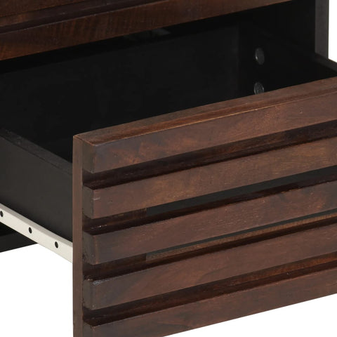 vidaXL Bedside Cabinet 40x33x46 cm Solid Wood Mango