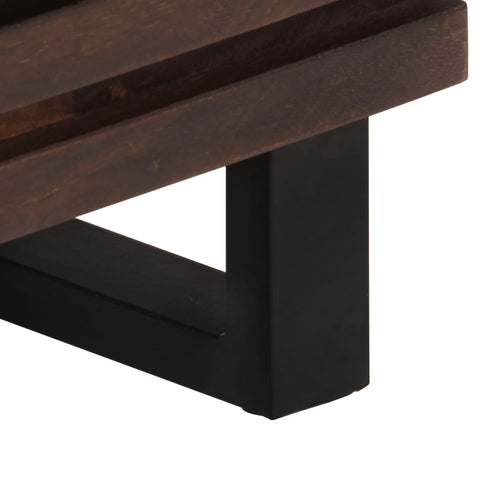 vidaXL Bedside Cabinet 40x33x46 cm Solid Wood Mango