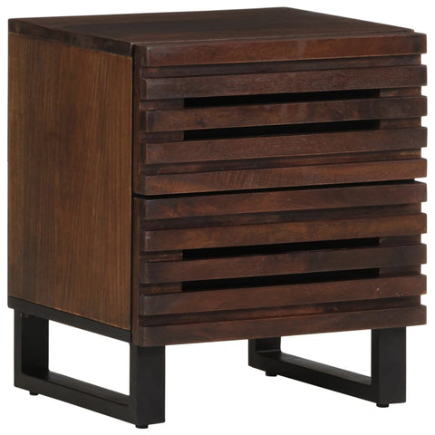 vidaXL Bedside Cabinets 2 pcs 40x33x46 cm Solid Wood Mango