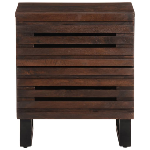 vidaXL Bedside Cabinets 2 pcs 40x33x46 cm Solid Wood Mango