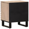 vidaXL Bedside Cabinet 40x33x46 cm Solid Wood Bleached Mango