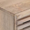 vidaXL Bedside Cabinet 40x33x46 cm Solid Wood Bleached Mango