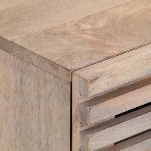 vidaXL Bedside Cabinets 2 pcs 40x33x46 cm Solid Wood Bleached Mango