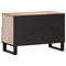 vidaXL TV Cabinet White 70x34x46 cm Solid Wood Mango