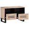 vidaXL TV Cabinet White 70x34x46 cm Solid Wood Mango
