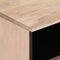 vidaXL TV Cabinet White 70x34x46 cm Solid Wood Mango