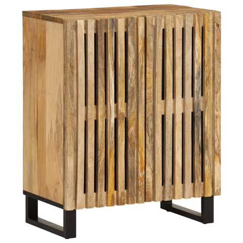 vidaXL Sideboard 60x34x75 cm Solid Wood Rough Mango