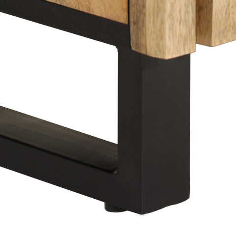 vidaXL Sideboard 60x34x75 cm Solid Wood Rough Mango