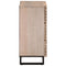 vidaXL Sideboard White 60x34x75 cm Solid Wood Mango
