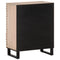 vidaXL Sideboard White 60x34x75 cm Solid Wood Mango