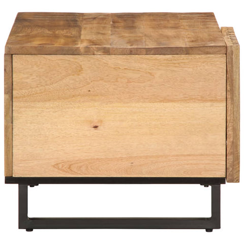 vidaXL Coffee Table 80x51x40 cm Solid Wood Rough Mango