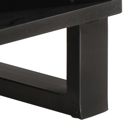 vidaXL Coffee Table White 80x51x40 cm Solid Wood Mango