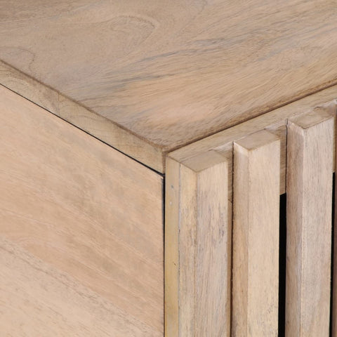 vidaXL Coffee Table White 80x51x40 cm Solid Wood Mango