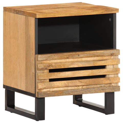 vidaXL Bedside Cabinets 2 pcs 40x33x46 cm Solid Wood Rough Mango