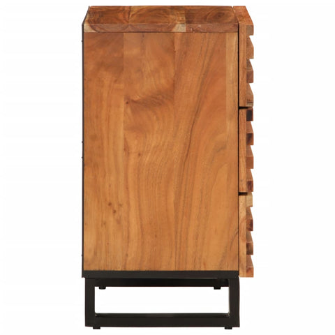 vidaXL Bedside Cabinet 50x34x62 cm Solid Wood Acacia