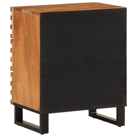 vidaXL Bedside Cabinet 50x34x62 cm Solid Wood Acacia