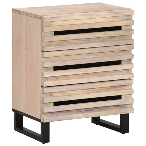 vidaXL Bedside Cabinet 50x34x62 cm Solid Wood Mango